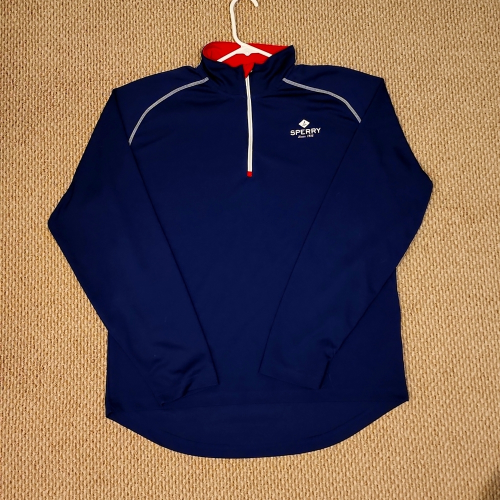 Mens Sperry Lightweight Quarter Zip
